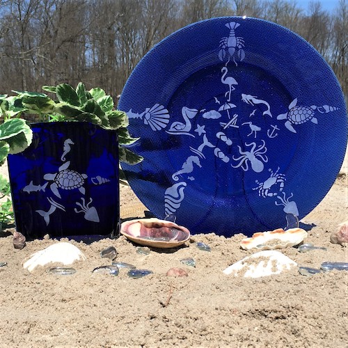 Sea Star Platter & Vase